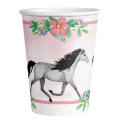 AMSCAN Bicchieri Beautiful Horses