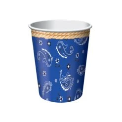 Creative Converting Bicchieri Blue Bandana