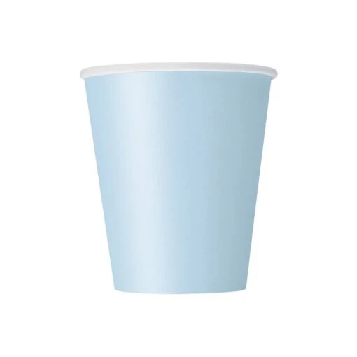 Creative Converting Bicchieri Carta Azzurro Pastello