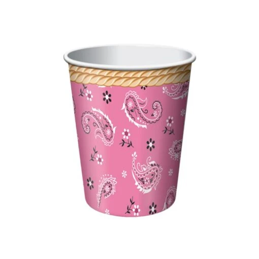 Creative Converting Bicchieri Pink Bandana