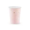 Partydeco Bicchieri Rosa A Stelline Oro -Party Supplies Area bicchieri rosa a stelline oro