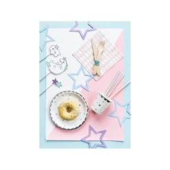 Partydeco Bicchieri Stelline E Foil Argento -Party Supplies Area bicchieri stelline e foil argento 2