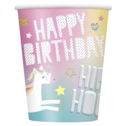 Unique Bicchieri Unicorn Rainbow
