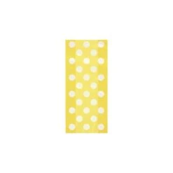 Unique Borsine Cellophane Giallo Pois 20pz