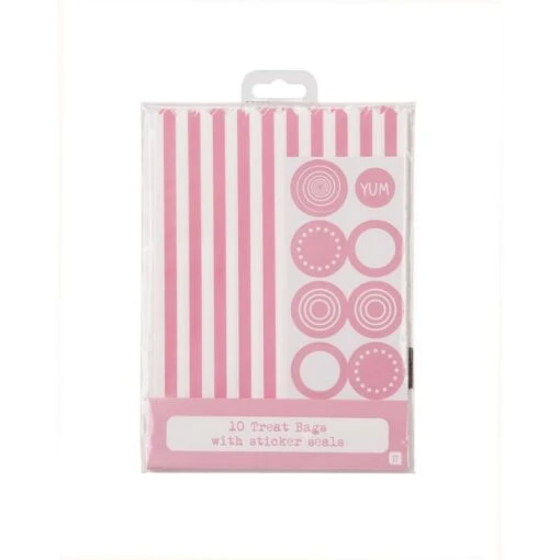 Talking Tables Bustine In Carta Con Adesivi Pink N' Mix - Image 2