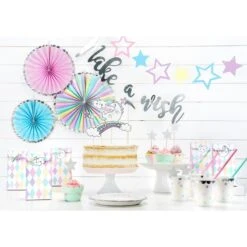 Partydeco Borsine Party Unicorno Make A Wish -Party Supplies Area borsine party unicorno make a wish 2