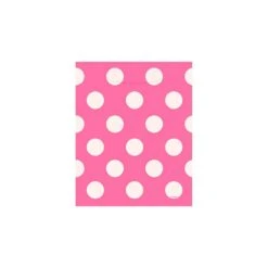 Unique Borsine Plastica Fucsia Pois 8pz