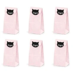 Partydeco Bustine Con Sticker Gattini