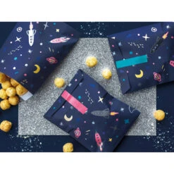 Partydeco Bustine Con Sticker Spazio