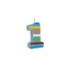 Creative Converting Candela 1 Anno Azzurra Righe