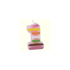 Creative Converting Candela 1 Anno Rosa Righe