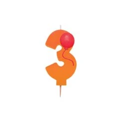 Candela Numerale Palloncino 3