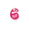 Candela Numerale Rosa 6 -Party Supplies Area candela numerale rosa 6