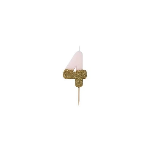 Talking Tables Candelina Glitter Oro 4