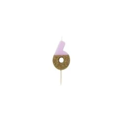 Talking Tables Candelina Glitter Oro 6