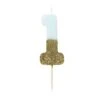 Talking Tables Candelina Glitter Oro E Azzurro 1 -Party Supplies Area candelina glitter oro e azzurro 1