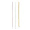 Talking Tables Candeline Lunghe Pink And Gold 16pz -Party Supplies Area candeline lunghe pink and gold