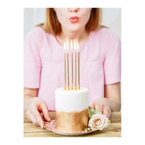 Partydeco Candeline Oro 12pz - Image 2