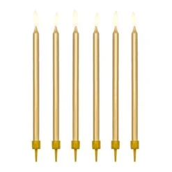Partydeco Candeline Oro 12pz