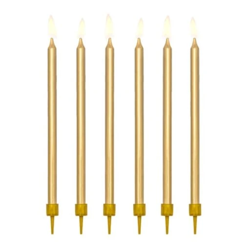 Partydeco Candeline Oro 12pz