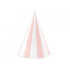 Partydeco Cappellini A Righe Rosa