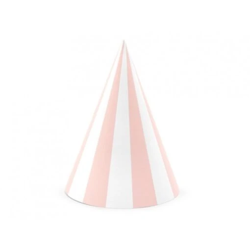 Partydeco Cappellini A Righe Rosa
