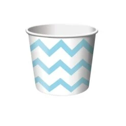 Creative Converting Coppette Chevron Azzurro