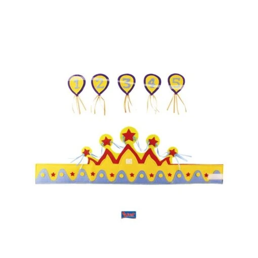 Folat Corona In Feltro 1-5 Anni Gialla - Image 2