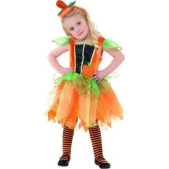 Costume Fatina Zucca 3-4 Anni