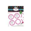 AMSCAN Etichette Sagomate Fucsia 20 Pz -Party Supplies Area etichette sagomate fucsia