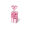 AMSCAN Sacchetti Righe Rosa -Party Supplies Area sacchetti righe rosa