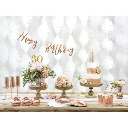 Partydeco Scatolette Porta Confetti Oro Rosa - Image 2