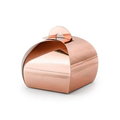 Partydeco Scatolette Porta Confetti Oro Rosa